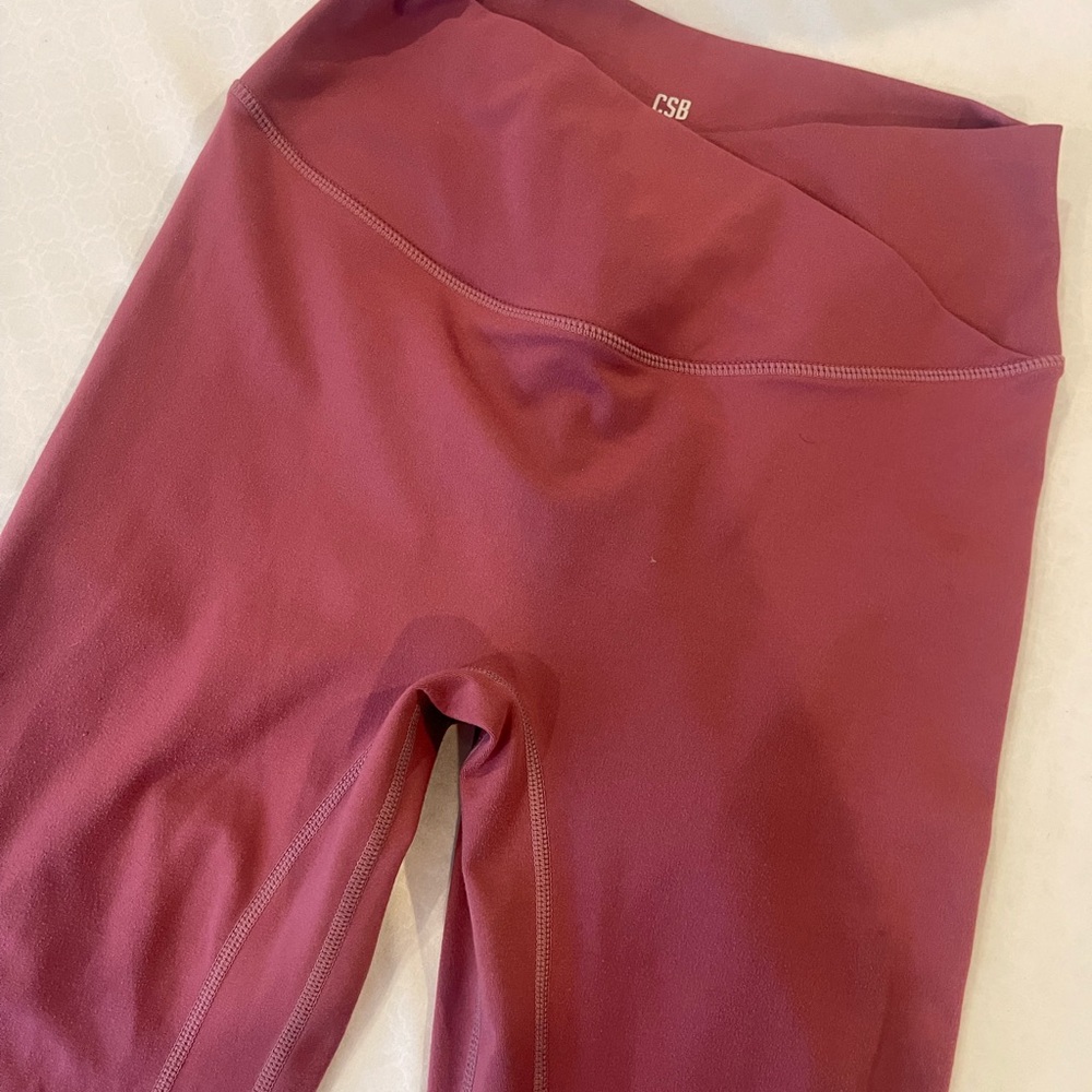 CSB serenity scrunch crossover leggings